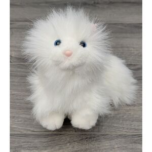 Ganz Webkinz Fluffy‎ White Persian Kitty Cat Plush Stuffed Animal